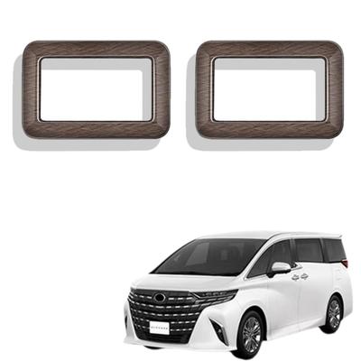 EopTatoo Compatible with Alphard Vellfire 40 Series 2 Row Seat Switch Panel Cover, Custom Parts, Accessories, Indoor Goods (Wood Grain)