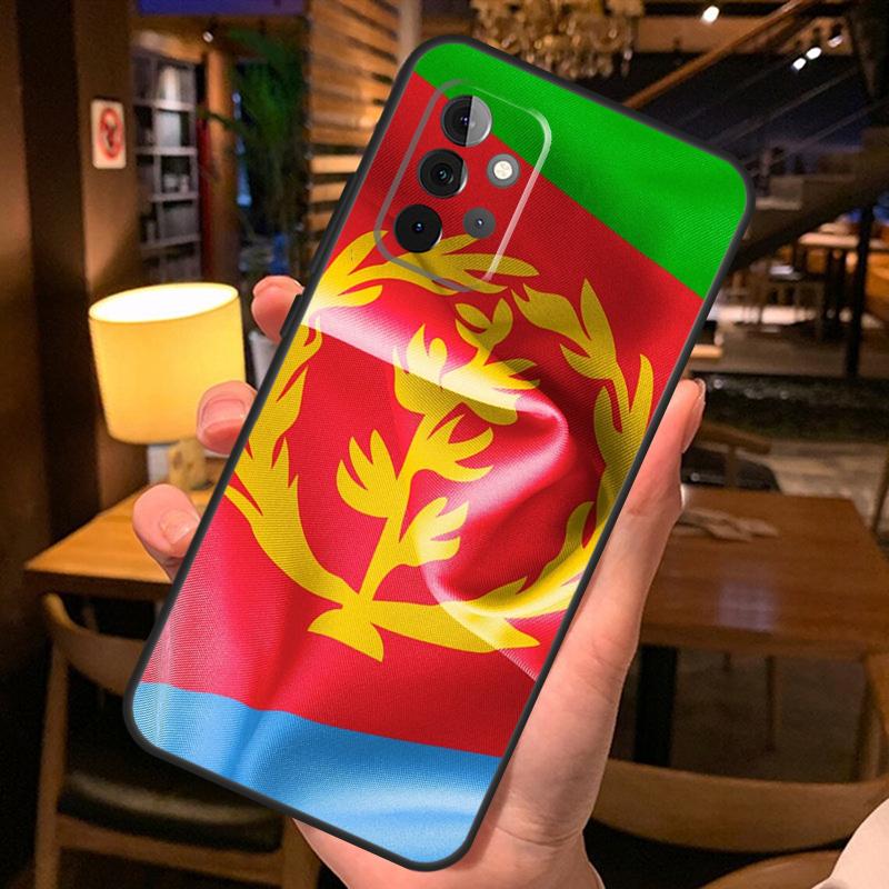 Eritrea Flag Case For Samsung Galaxy A54 A34 A14 A52 A32 A12 A13 A33 A53 A15 A16 A36 A56 A26 A06 A35 A55