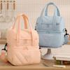 New Reusable Lunch Bag Double Layered Large Capacity Lunch Box Bag Insulated Lunch Pack Office Workers