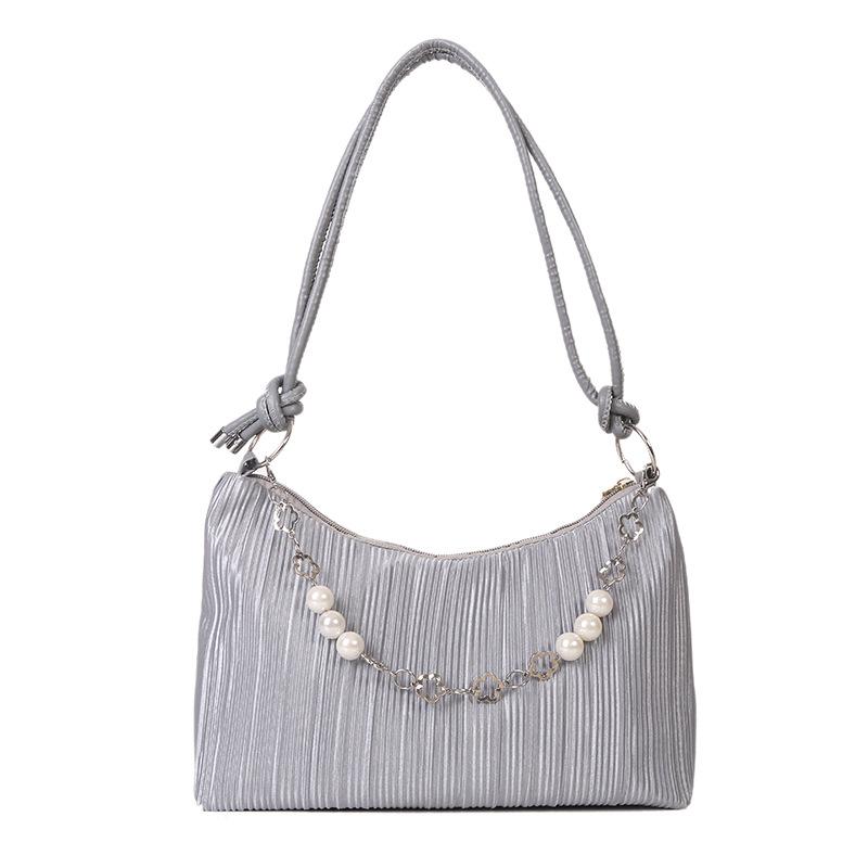 This Summer, the Popular Bag Women's 2025 New Niche Versatile Shoulder Bag Korean Version Fashion Pleated Messenger Bag Bag