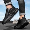 Casual Sneakers Men Shoes Anti-slip Thick Sole Outdoor Sports Shoes Men Lace-up Comfortable Soft Breathable Shoes Men