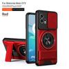 Slide Camera Cover Compatible for Motorola Moto G72 Case With Built-in Ring Stand and Folding Stand