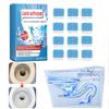 12Pcs Toilet Bowl Cleaner Tablets Eliminate Odor Bathroom Toilet Cleaner Strong Detergent Toilet Cleaning Effervescent Tablets