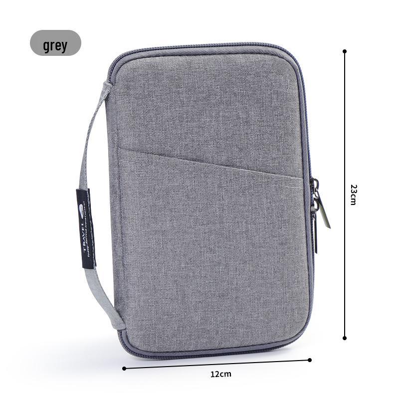 Korean Style Waterproof Passport and Document Organizer – Large Capacity Travel Wallet