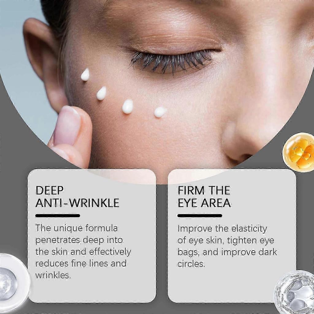 Firming Anti-Wrinkle Eye Cream - Reduces Fine Lines, Hydrates & Brightens Dark Circles - 15g