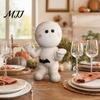 Holiday Atmosphere Decor Halloween Mummy Statue, Resin Spooky Glowing Figurine for Indoor Outdoor Decor, Cool Figurines LED Creepy Party Ornament