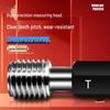 6H Metric Thread Plug Gauge: Go/No-Go Inspection Tool for Internal Coarse & Fine Threads M4-M6.