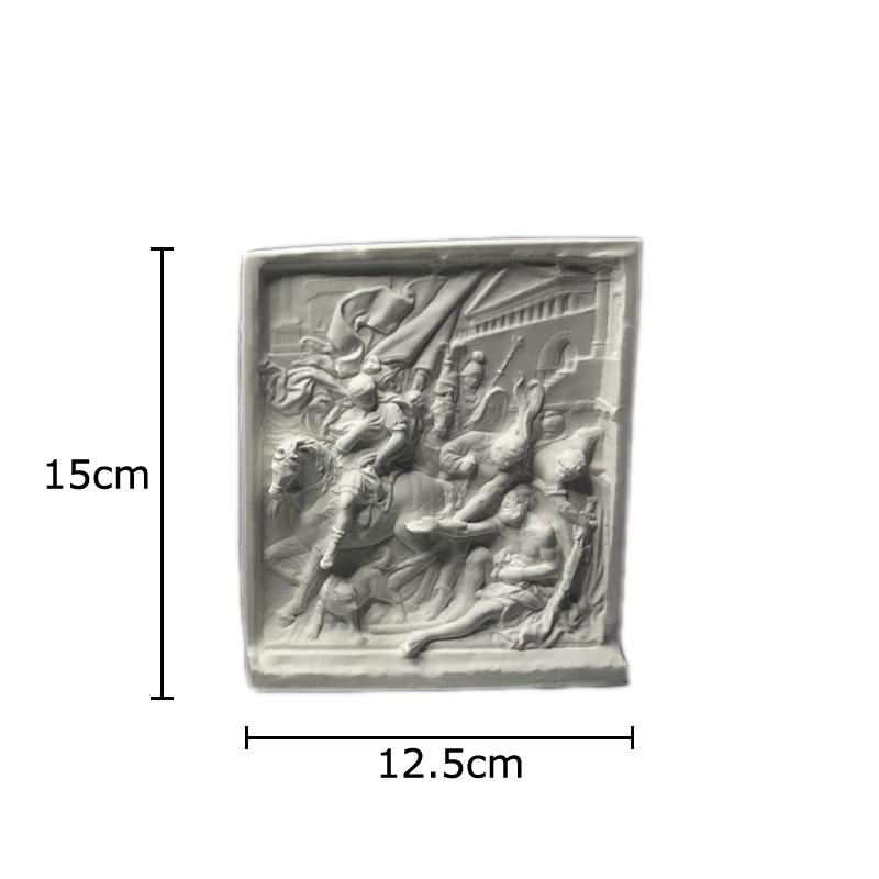 

Alexander Stereoscopic Printmaking Figures Relief Plaster Statue Desk Decoration Characters Sculpture Room Aesthetic Decor