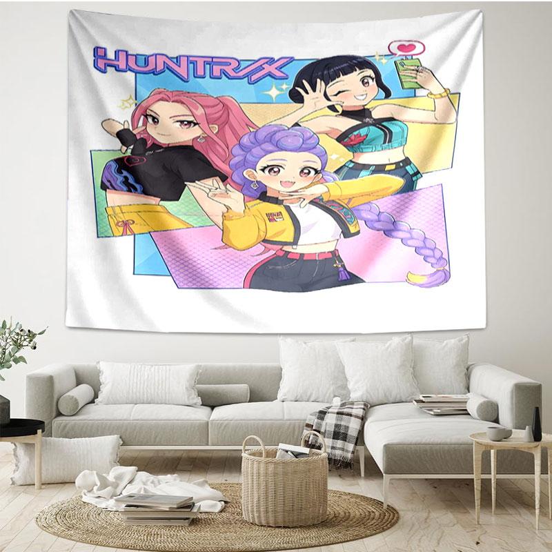 Singer Print Tapestry - Portable Wall Decor Cloth, for Home, Dorm, Travel, Bedroom, Living Room - Ideal Birthday Housewarming Gift