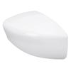 Side Mirror Cover Exterior Rearview Mirror Cover Cap Unpainted White Wing Mirror Housing for Sentra 2012 To 2019 Left