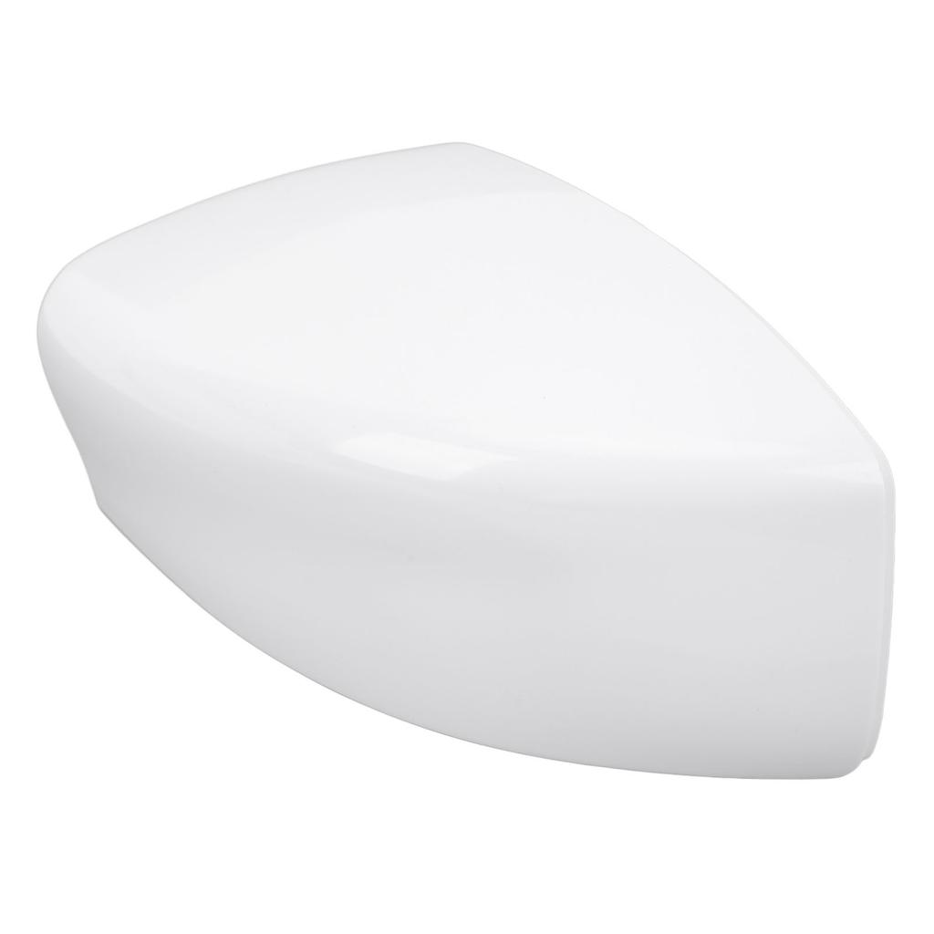 Side Mirror Cover Exterior Rearview Mirror Cover Cap Unpainted White Wing Mirror Housing for Sentra 2012 To 2019 Left