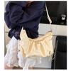 2025 Pure Color Nylon Fabric Women's Bag New Lightweight Cross-border Casual Large-capacity One-shoulder Cross-body