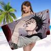 Jujutsu Kaisen Choso Yuji Microfiber Blanket Quick Drying Beach Towels Oversized Printing Super Absorbent Pool Towel Blanket