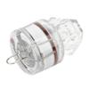5Pcs Fishing Lure Light Diamond Shape LED Corrosion Resistance Auto Open Flashing Bass Lure Light White