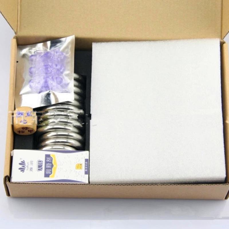 Male Penis Extender Load 12pcs Weights Ring Stretcher Enlargement System Kit Cock Growth