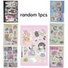 Cute Sweet Cool Japanese Shibuya Girl Sticker Korean Kawaii Cartoon Y2k Stickers Hand Account Diary Scrapbook Decorative Sticker