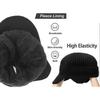 Winter Visor Beanie Hat with Earflaps for Men Warm Fleece Lined Knit Baseball Cap Ski Hat