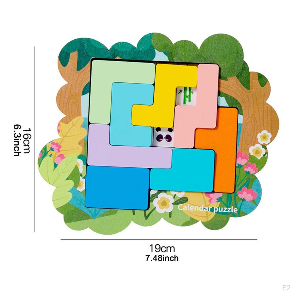 Block Puzzle for Kids with Color Recognition And Coordination Focus