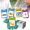 English Talking Flash Cards Early Education Learning Activities Interactive Portable Sensory Toy for