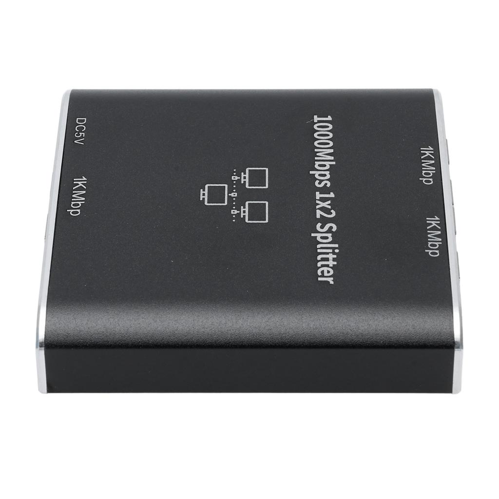 Gigabit Ethernet Splitter 1 To 2 1000Mbps RJ45 Internet Splitter Adapter Network Switcher for IPTV Router PC