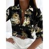 Hot Ladies Shirt 3D Print Long Sleeve Loose Shirts Hawaiian Shirts Fashion and Casual Character Size Comfortable Fabric