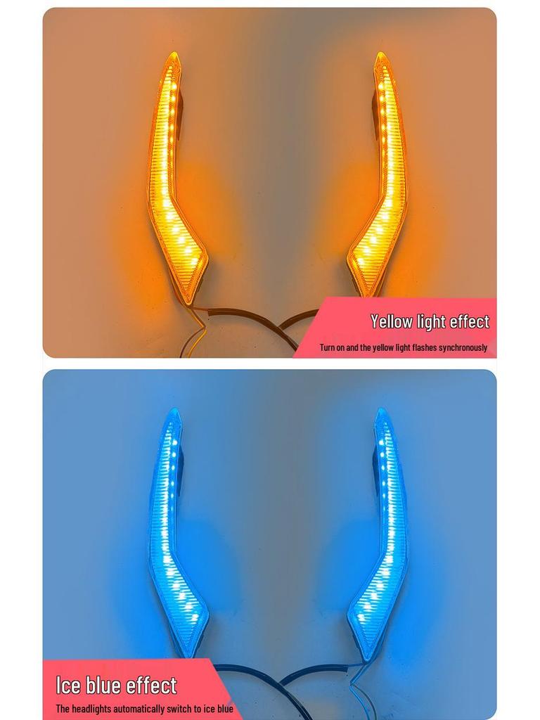 Toyota Corolla LED Daytime Running Lights with Flowing Turn Signal & Front Fog Lights (2019-2024)
