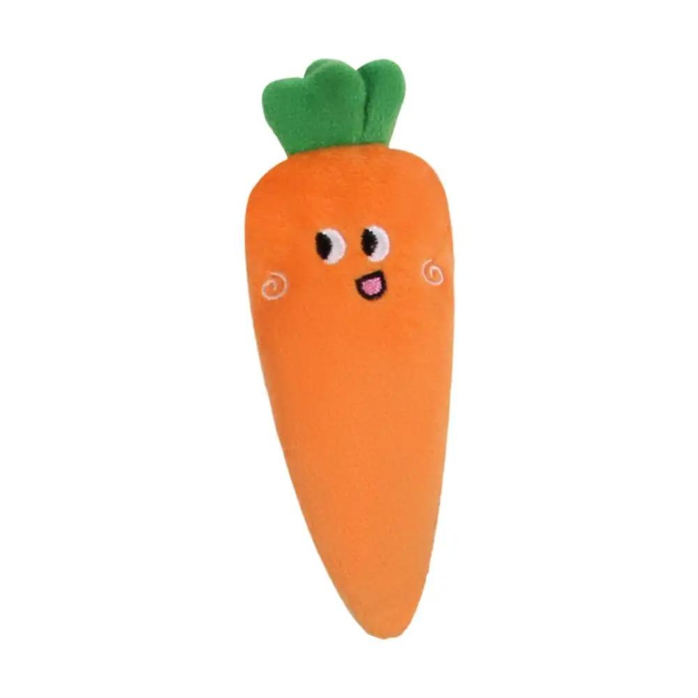 Developmental Hand Grip Toddler Toy Cute Stuffed Carrots Figure Hand Grip Toy Toddler Sleep Soothers Toy Fruit Plush Food Toys