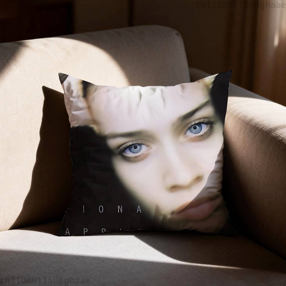 Fiona Apple Pillow Case Antidustmite Pillowcase Invisible Zipper Silky Short Plush Sofa Cushion Cover