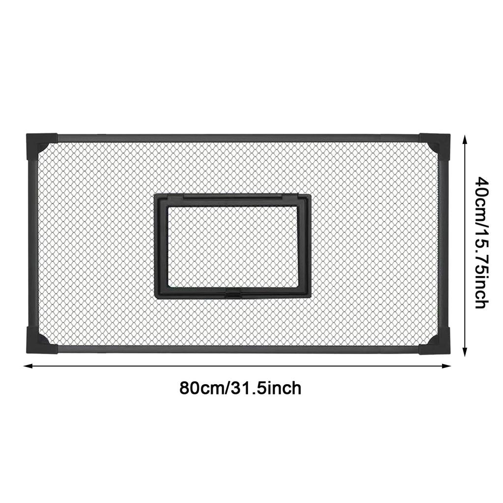 Mesh Magnetic Fish Tank Lid Cover Kit Self Assembly Anti Jump Net Fish Tank Top Cover for Fish Aquarium Supplies