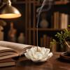 Flower Design Incense Stick Holder Ceramic Lotus Aromatherapy Stand Incense Burner  Home Decor