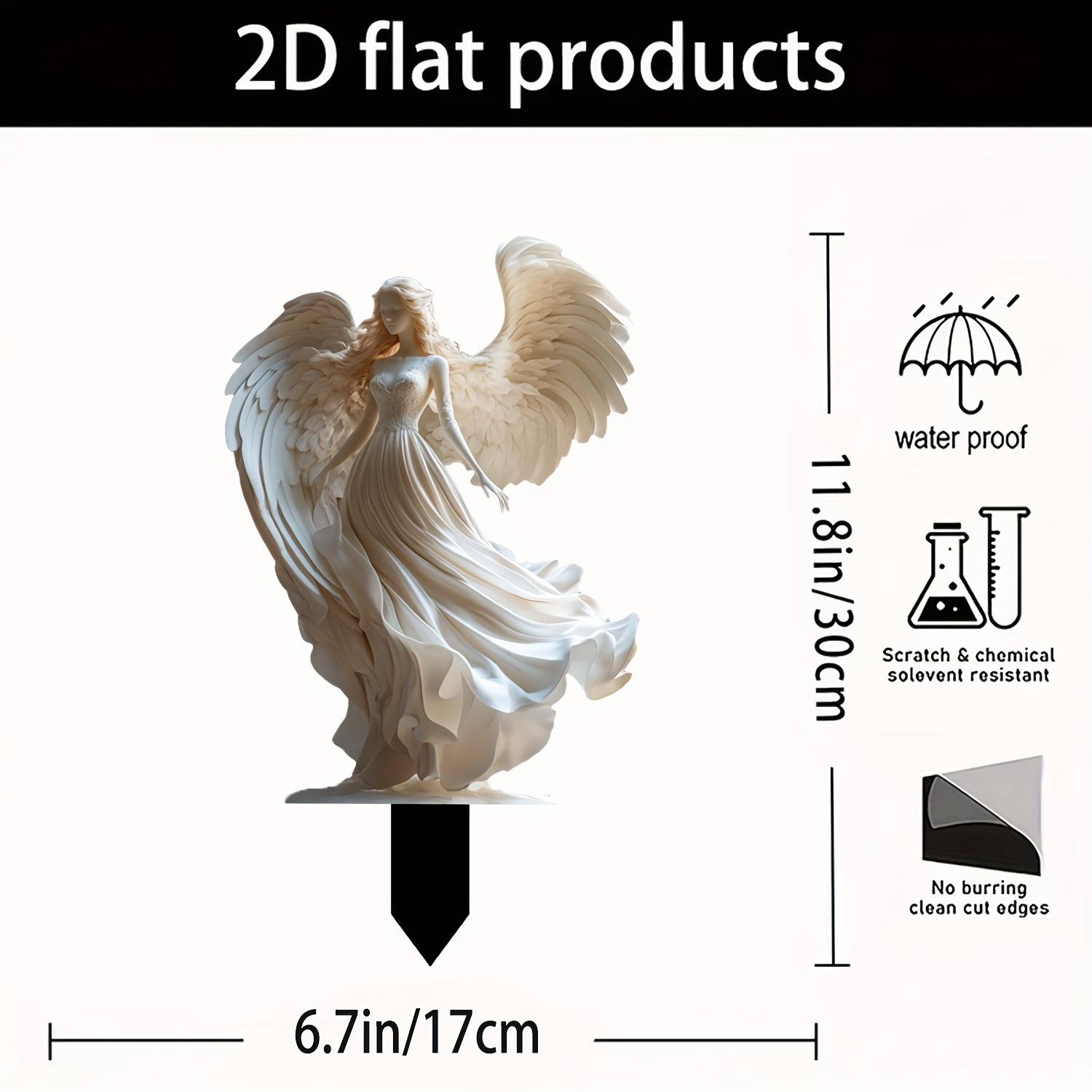

Ангельские украшения, Белые цветочные феи, Садовые украшения, Украшения для пола дома и двора, Реквизит для украшения горшечных растений ground plug
