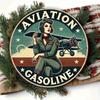 Vintage Aviation Gas Pump Tin Sign 12 Inch Retro Round Metal Wall Art Decor Weatherproof Aluminum For Garage Bar Man Cave