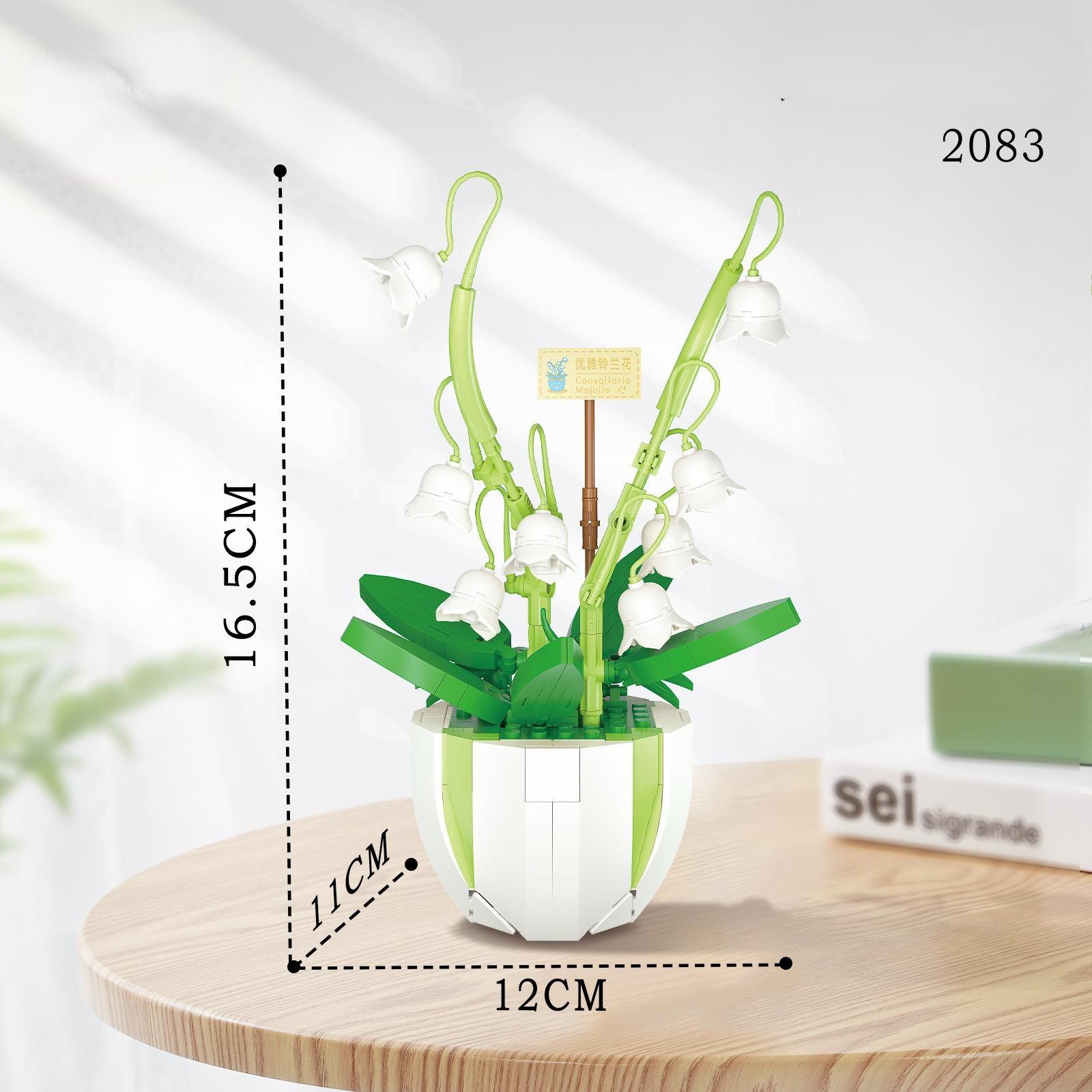 Сборка микрочастиц своими руками игрушечных горшков для посадки растений WL-2088 — фото 10