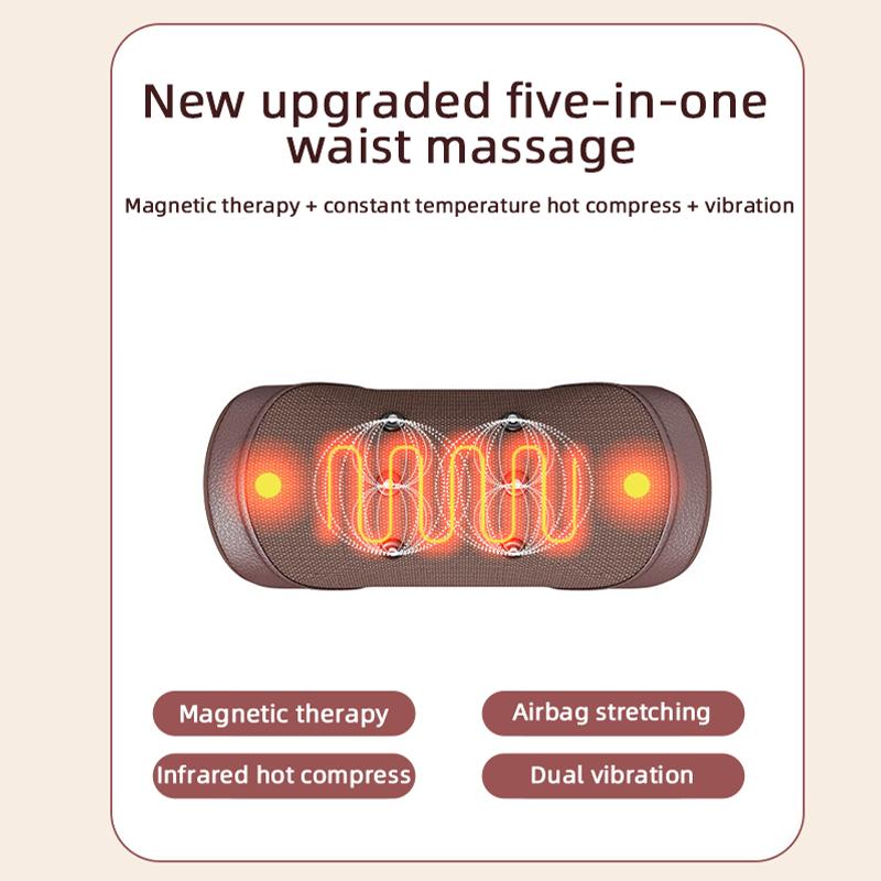 Massage Mattress Full Body Massager Multifunctional Electric Massage Mat Vibration Heating Infrared For Neck Back Foot Lumbar Airbag Traction