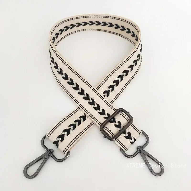 New Color Nylon Wide 3.8cm Shoulder Bag Strap Adjustable Straps for Crossbody Messenger Shoulder Bag Accessories Handbag Straps