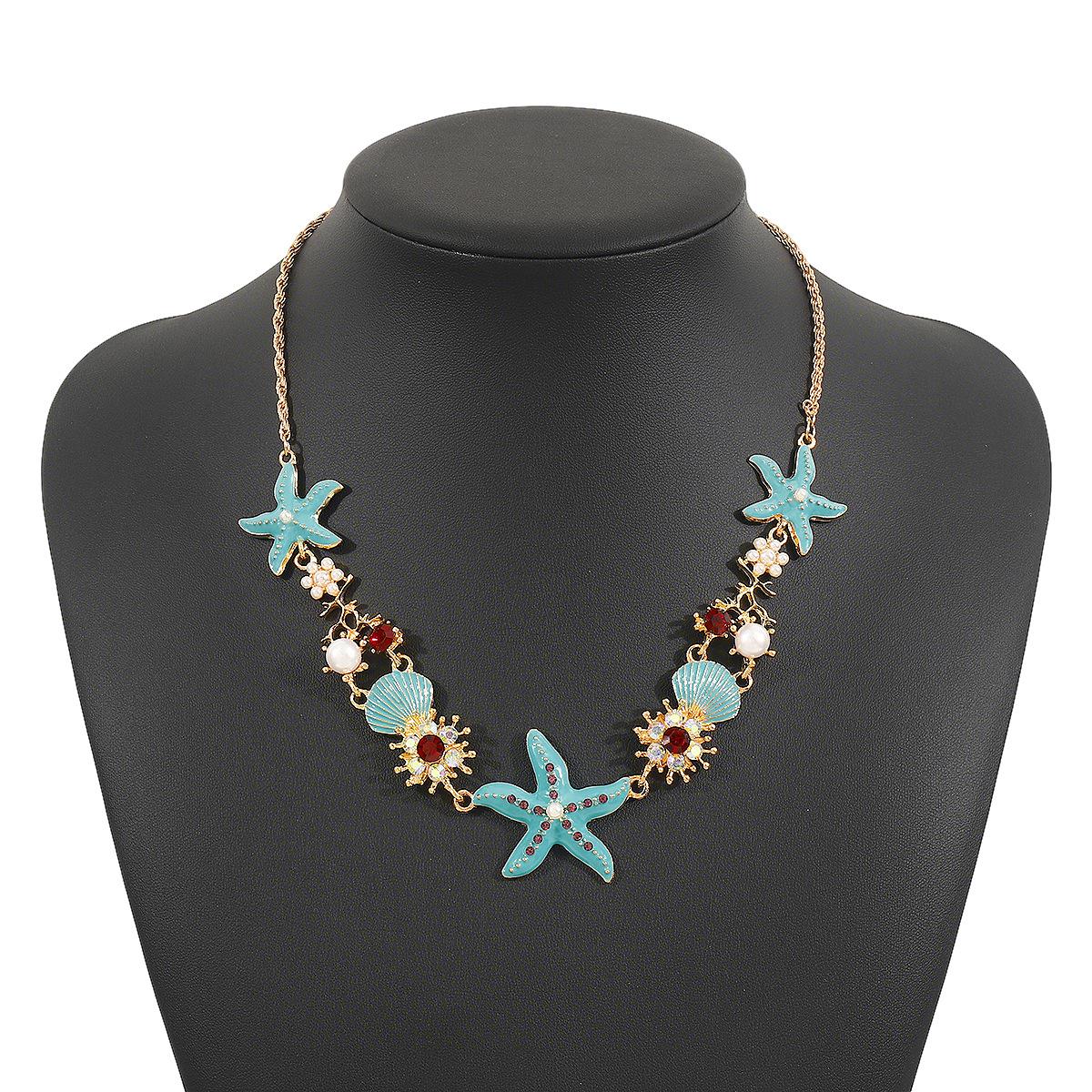 

Модное ожерелье для женских украшений синий