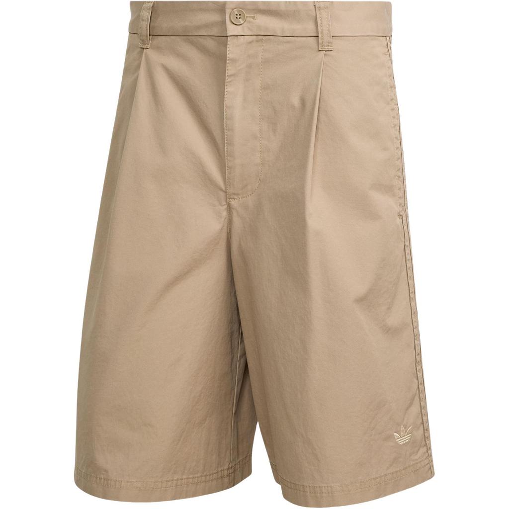 Adidas Originals Wide Leg Bermuda Woven Loose Fashion Versatile Casual Sports Shorts Men Shorts White Brown KB5585