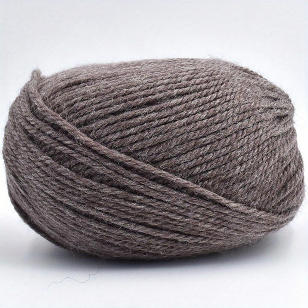 Worsted Weight Wool Yarn Soft & Durable Knitting Crochet Yarn for Cushions DIY Craft Yarn for Beginners