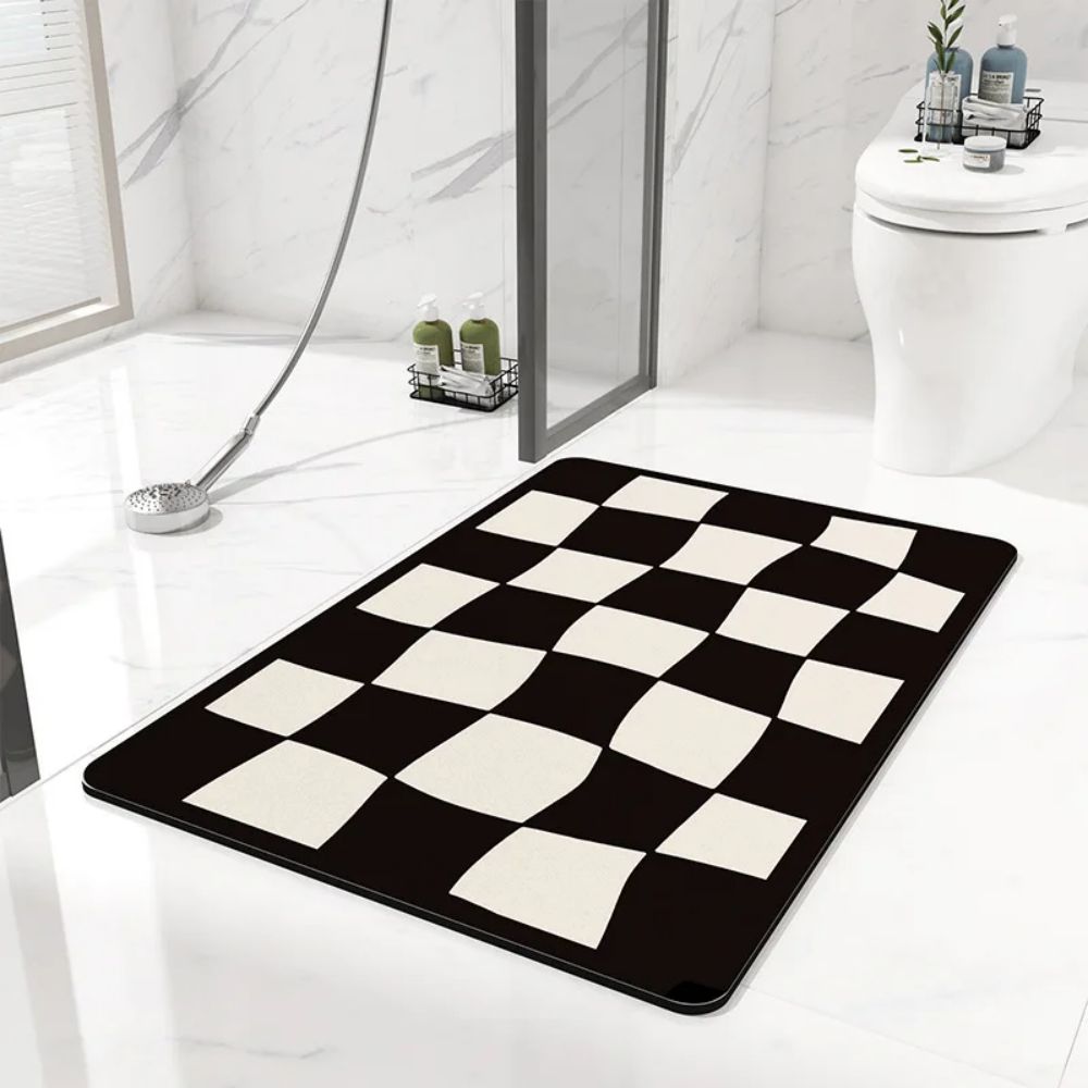 Bathroom Mats Worktop Mat Placemat Kitchen Drainage Mats Doormats Diatomite Mud Non-Slip Absorbent Machine Washable