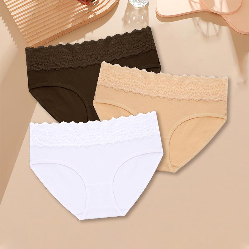 

FINETOO 3 шт. женские бесшовные хлопковые трусы женские большие размеры трусы однотонные дышащие нижнее белье женское с низкой талией мягкое нижнее белье S-XXL L&3pcs