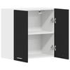 vidaXL Hängeschrank Lyon Schwarz 60x31x60 cm Holzwerkstoff