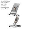 360‑Degree Rotatable Tablet Stand Desktop Metal Supporting Bracket Online‑class Studying Lazy‑mode Video‑browsing Height‑lifting