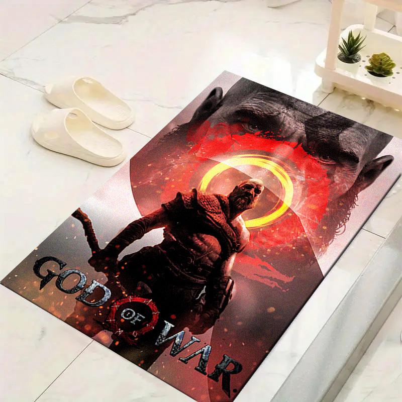 God of War Carpet Rug for Living Room Bedroom Home Sofa Decoration,Kids play Non-slip Floor Mat