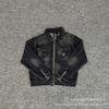25 Streetwear BP Embroidered Denim Jacket Pants Set Mens High Street Outfit