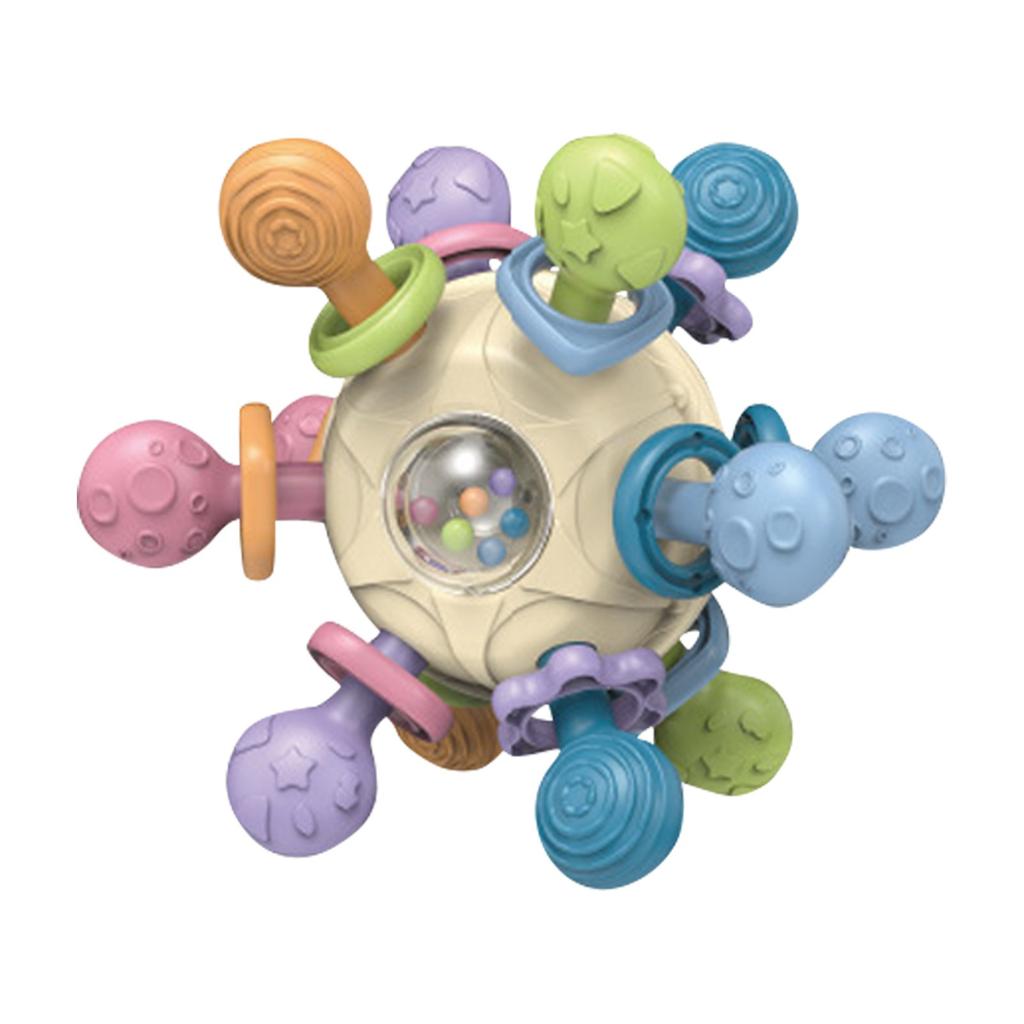 Hand Grip Ball Food Grade Silicone Teether Toys Chew Toys, Sensory Toys, Gifts For Learning Development