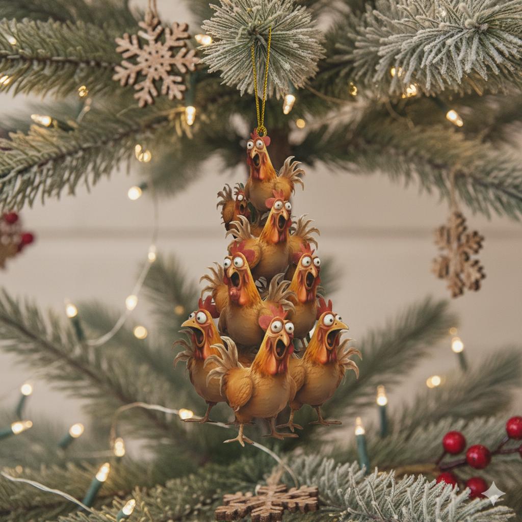 2D Thanksgiving Truthahn Anhänger, Weihnachtsbaum Anhänger, Heimdekoration, Acryl Anhänger