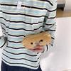 Cartoon Plush Pencil Case: Cute & Large Capacity Stationery and Makeup Brush Storage Bag for Students