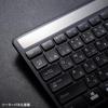 SANWA SUPPLY Solar Charging Bluetooth Keyboard SKB-BTEC1BK