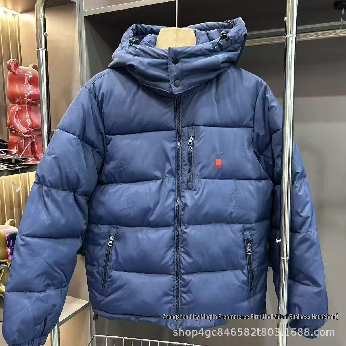 

Унісекс Товста Бавовняна Куртка з Капюшоном та Вишивкою Поні - Універсальна, Вільний Крій Medium армія зелений колір