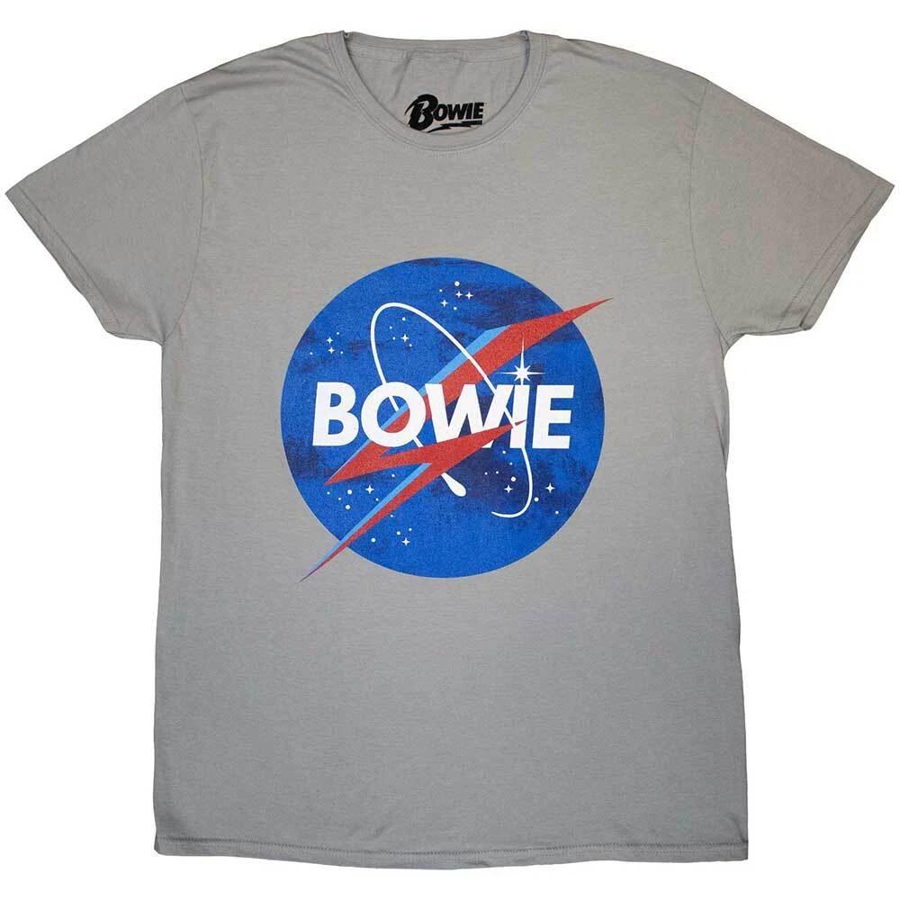 David Bowie Unisex T-Shirt: Starman Logo (Medium) L